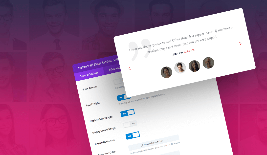 Divi Plugin Highlight – Testimonial Slider