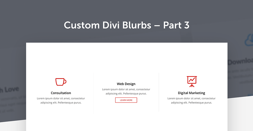 Custom Divi Blurbs - Part 3 | B3 Multimedia Solutions