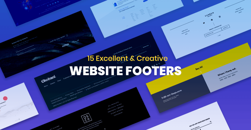 15 Best Examples Of Website Footer Design B3 Multimedia Solutions